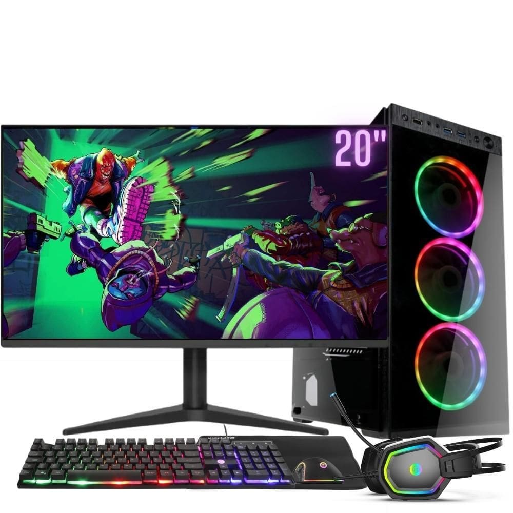 Pc Gamer Completo I5 8gb Hd 1tb Hdmi Placa de Vídeo Monitor