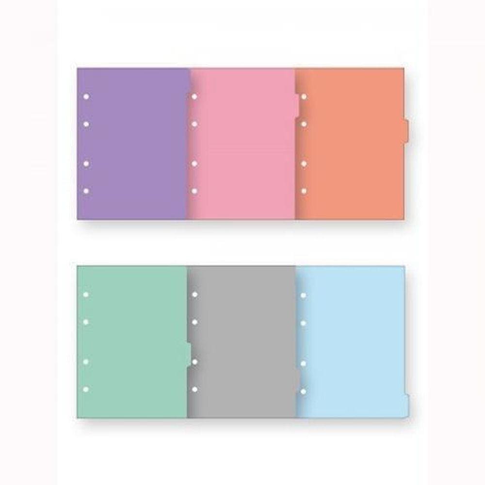 Divisorias Caderno Colegial Com 6 Cores Foroni