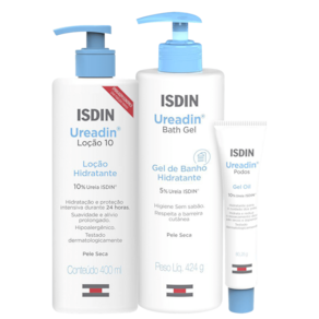 Isdin Ureadin Hidratação Pele Seca Kit (3 Produtos) Blz