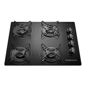 Cooktop À Gás - Vidro Temperado 4 Bocas - Continental Kc4gp