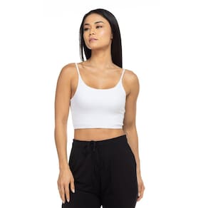 Top Fitness sem Bojo Oxer Baixa Sustentação Alças Cotton - Adulto