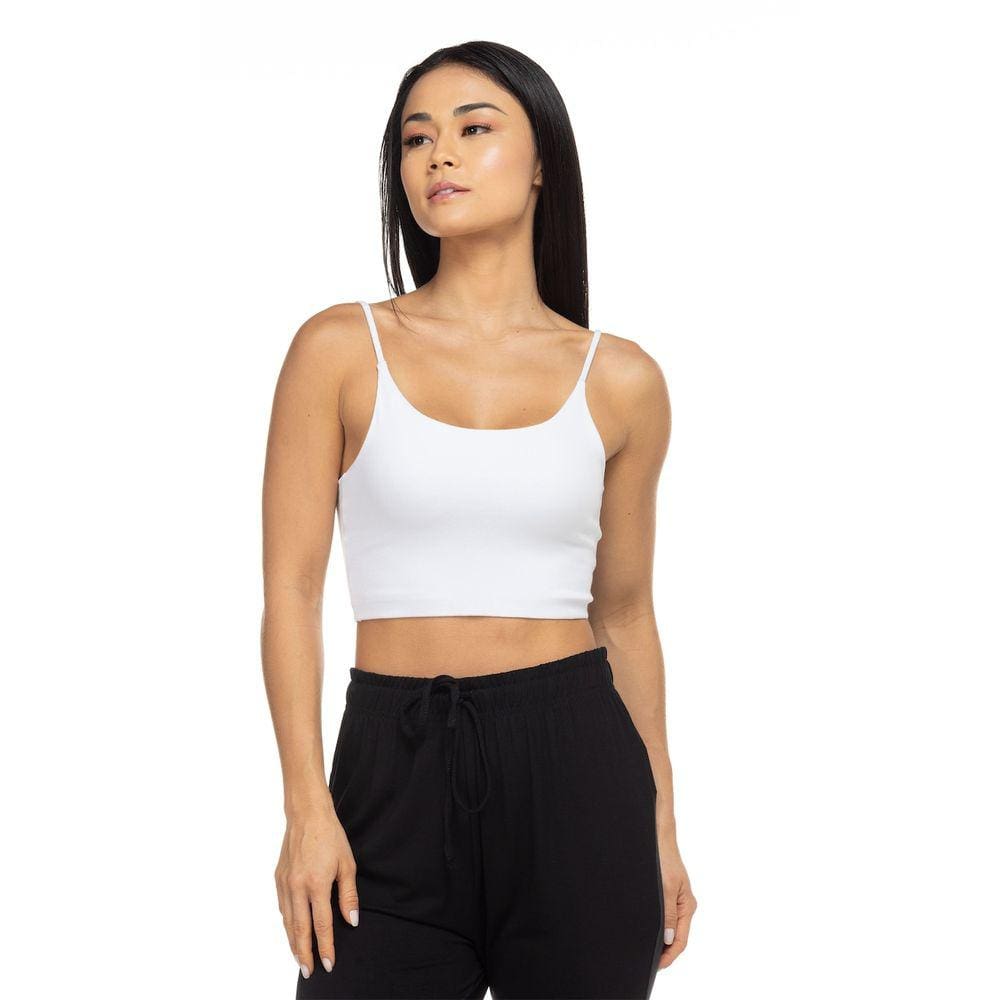 Top Fitness sem Bojo Oxer Baixa Sustentação Alças Cotton - Adulto