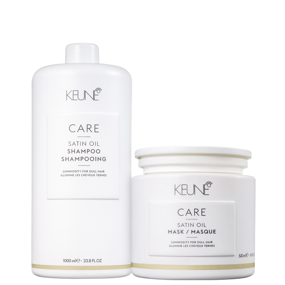 Kit Keune Care Satin Oil Duo Plus (2 Produtos)