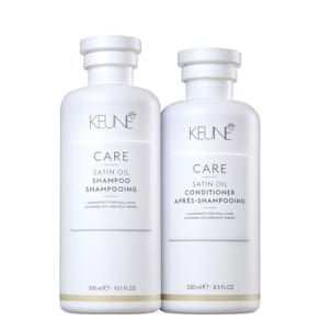 Kit Keune Satin Oil Cuidado Diário (2 Produtos)