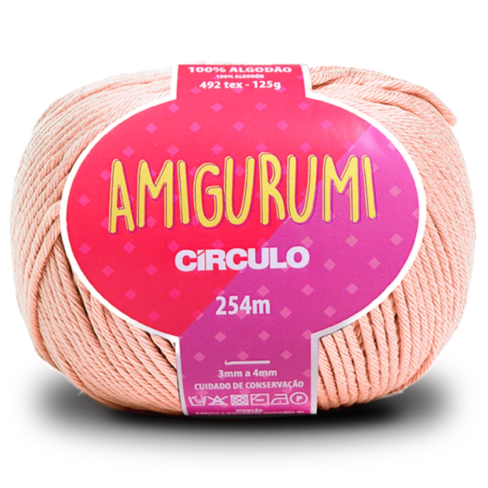 Fio Círculo Amigurumi 100% Algodão - 254m - 125g