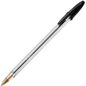 Caneta Esferográfica Bic Cristal Dura+ 1.0mm Preta - 1un