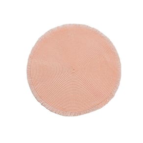 Jogo Americano 4 Lugares Frill Rosa 38 Cm Mimo Style Ja22204