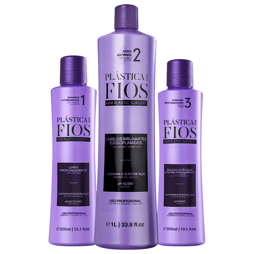 Kit Cadiveu Professional Plástica dos Fios Trio Super (3 Produtos)