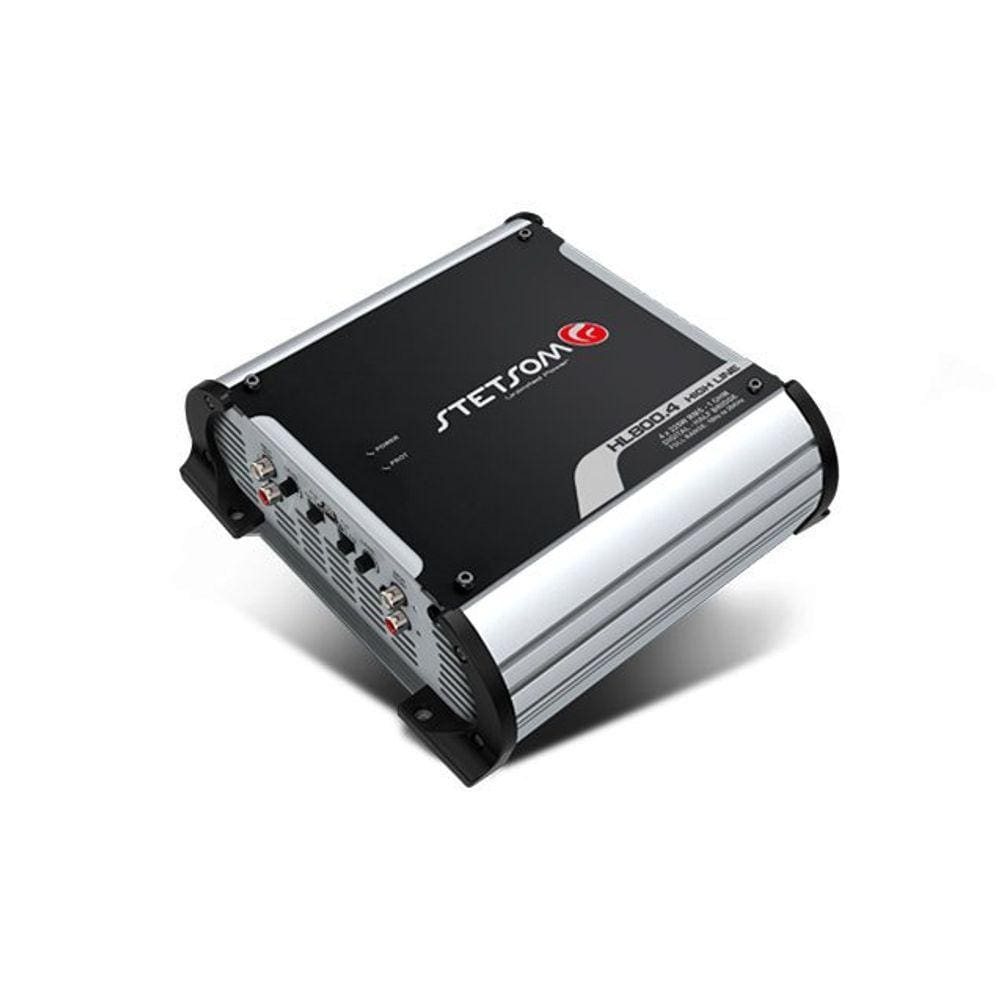 Módulo Amplificador Digital HL800.4 800W RMS 4 Canais 1 Ohms Stetsom
