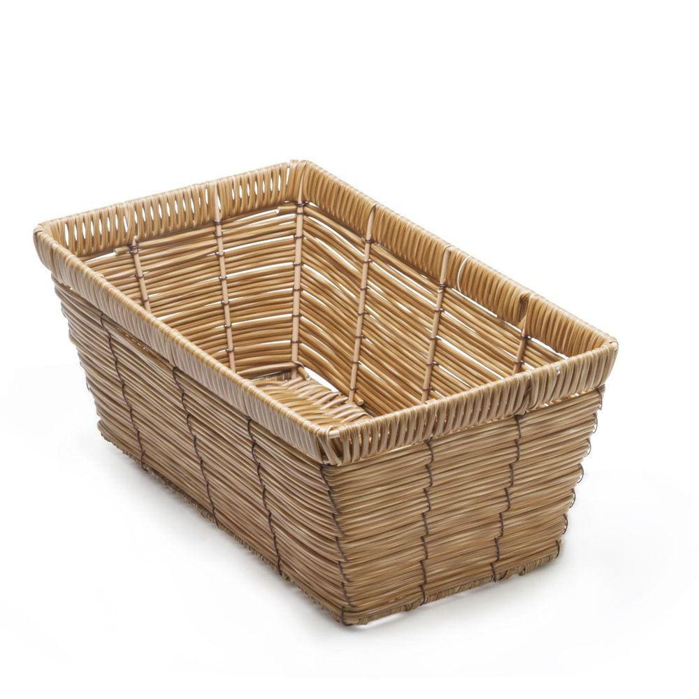 Cesto Retangular Claro Pequeno Multiuso