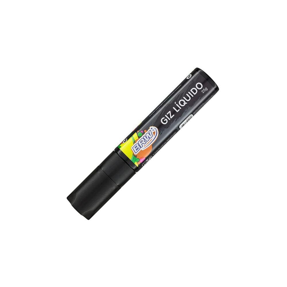 Canetão Giz Líquido 15mm BRW 25g Canetão Lousa Vidro Carro