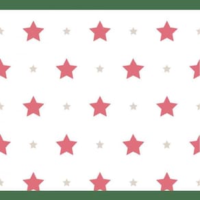 Papel De Parede Treboli Estrelas Vermelhas 5845 - Rolo: 10M X 0,53M