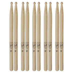 Kit com 5 Pares de Baquetas para Bateria Maple 5A New York