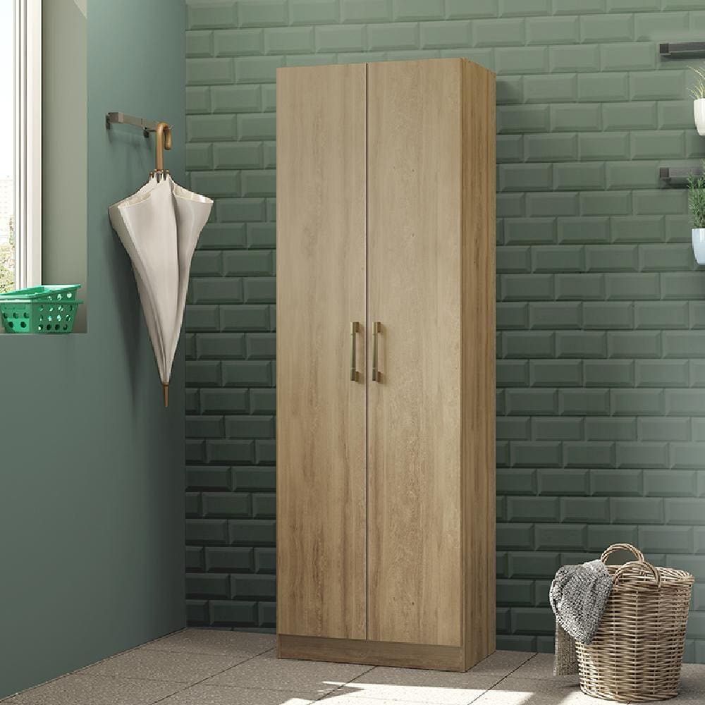 Armário Utilitário Organizador 2 Portas Noce Carraro