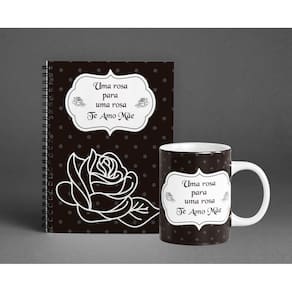 Kit Caneca e Agenda Permanente Dia das Mães Mod. 02