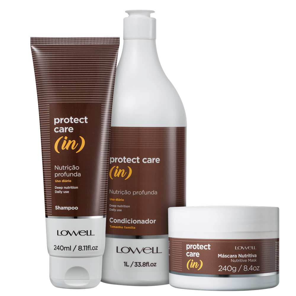 Kit Lowell Protect Care (in) Tripla Ação (3 Produtos)