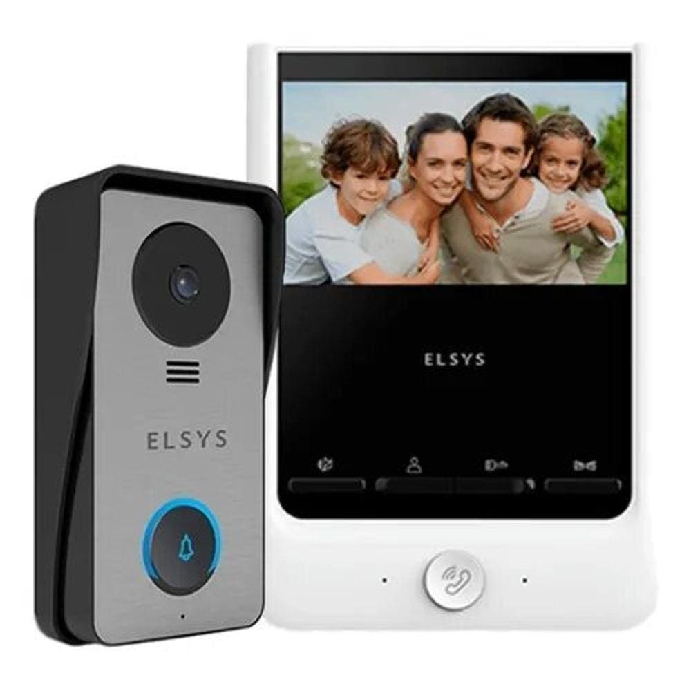 Video Porteiro Cabeado Com Monitor De 4.3 Polegadas E Terminal Externo Esl-vpc43 Elsys