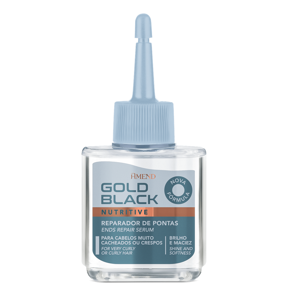 Amend Gold Black Nutritivo - Reparador De Pontas 30ml Blz