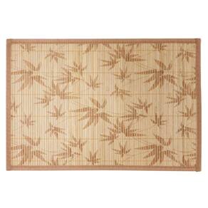 Jogo 6 Lugares Americano Bambu Cru Floral Ja10205