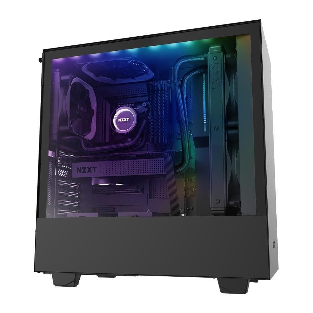 Gabinete Nzxt S340 Branco Brilhante Mid Tower Lateral Acrilico Atx Sem 