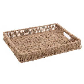 Bandeja Wolff de Sisal 34cm x 26cm x 4,5cm