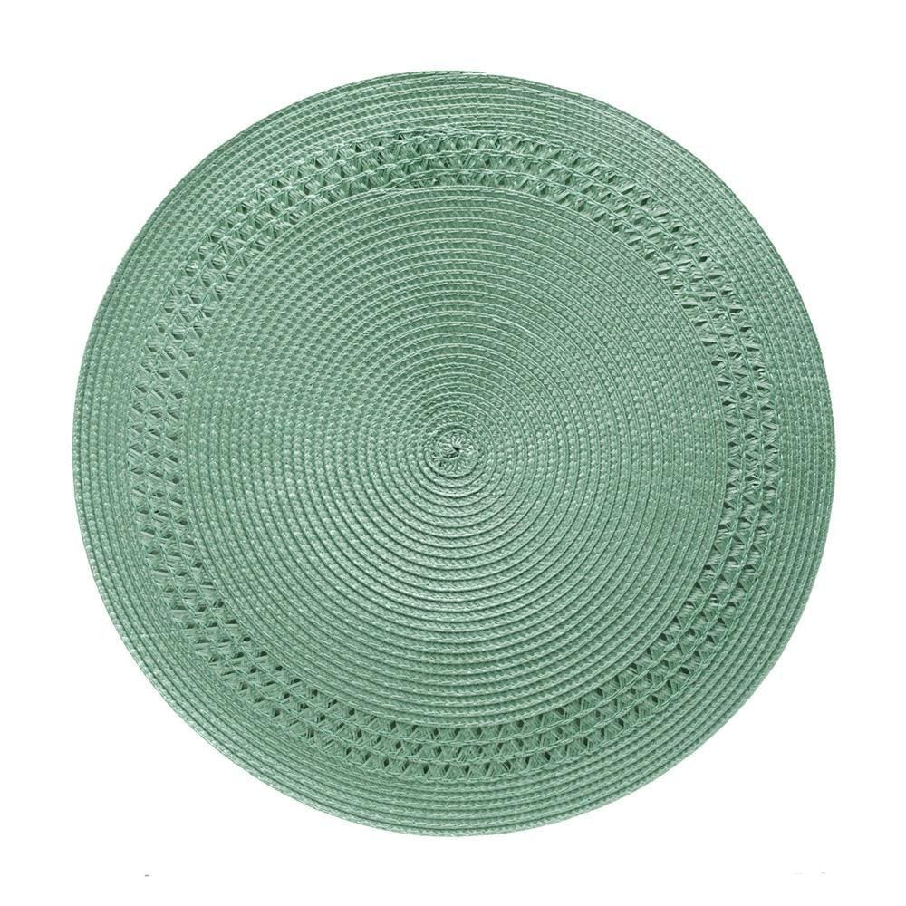 Lugar Americano Wolff de Poliéster Verde 38cm