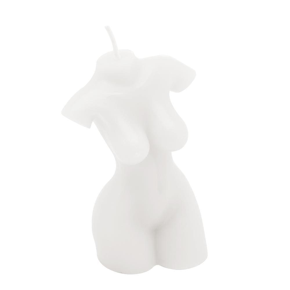 Vela Wolff Busto de Parafina Branca