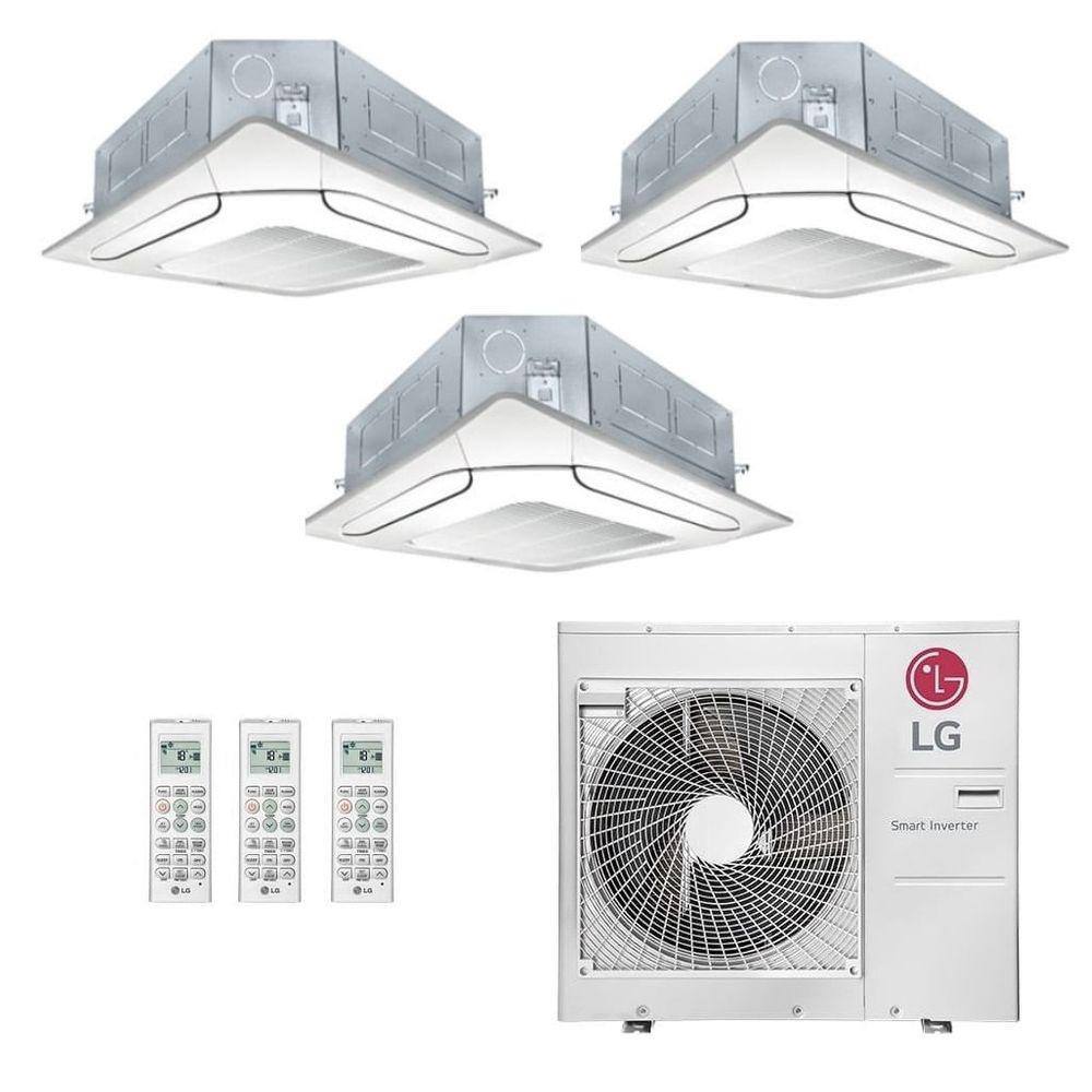 Ar-Condicionado Multi Split Inverter LG 30000 (1x Evap K7 4 Vias 9.000 + 1x Evap K7 4 Vias 18.000 + 1x Evap K7 4 Vias 24.000) Quente/Frio 220V - 220V