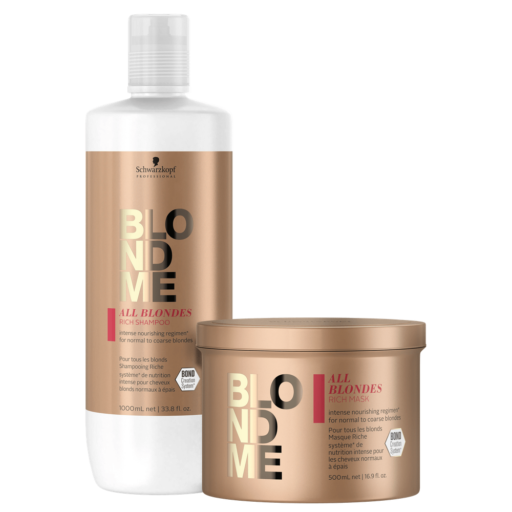 Kit BlondMe Enriquecido Todos os Loiros Profissional Duo
