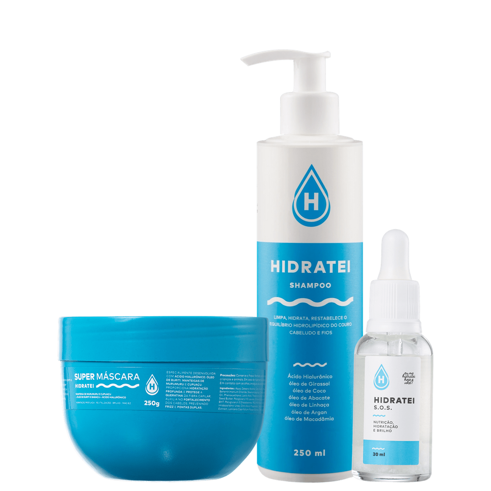 Kit Hidratei S.O.S Super (3 Produtos)