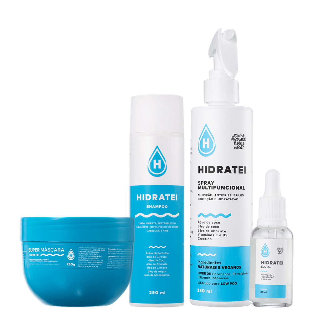 Kit Hidratei Super S.O.S (4 Produtos)
