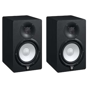 Par de Monitores de Referência Bi-Amplificado 95W HS 7 Preto Yamaha