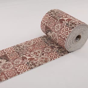 Tapete Antiderrapante Tropical Rolo Light Azulejo 43cmx15m