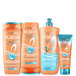 Kit Elseve L`Oréal Paris Cachos dos Sonhos (4 Produtos)