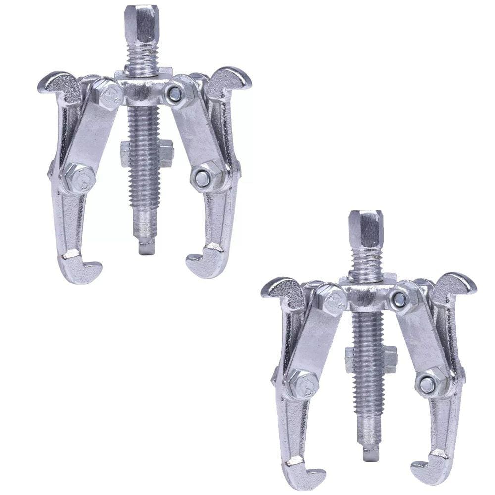 Kit 2 Saca Polia Extrator Manual 3 Garras Starfer 4 Polegadas