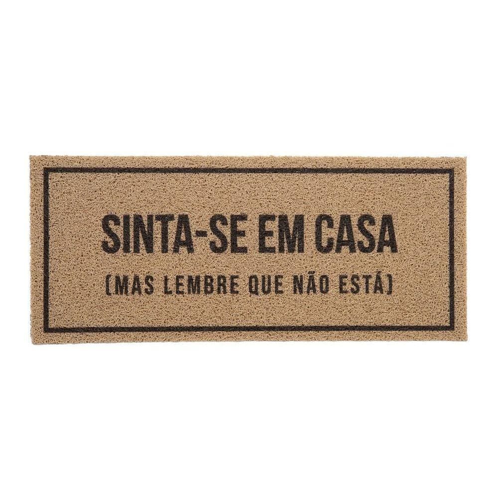 Capacho Vinil Long 2.0 Sinta-se Em Casa 30cmx70cm Kapazi