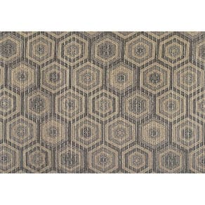 Tapete Antiderrapante Tropical Hexa Cinza 43cmx65cm