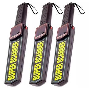KIT 3 Detector De Metais Portatil Alta Sensibilidade Metal Scanner