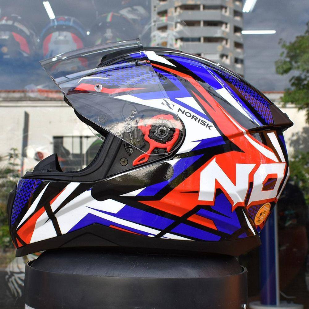 Capacete Masculino Norisk Razor Sharp Azul | Casas Bahia
