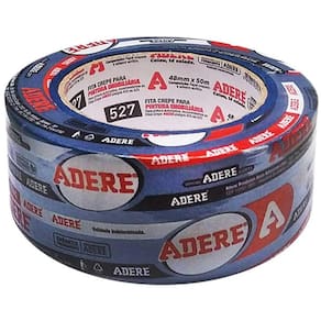 Fita Crepe Azul Pintura Imobiliaria Parede 48MM X 50M Adere