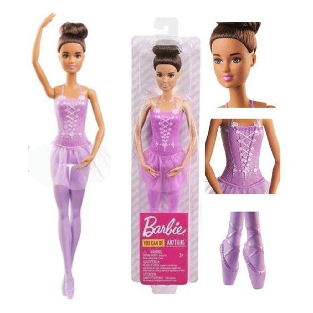 Boneca Barbie Bailarina Roxa - Mattel