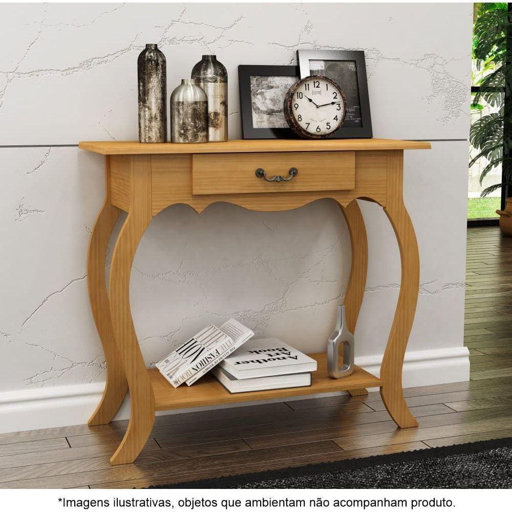 Aparador Para Sala 1 Gaveta Em Madeira Maciça Geórgia Mel - Straub Web