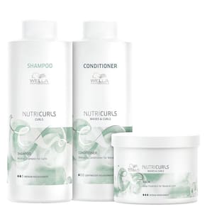 Kit Wella Professionals Nutricurls Salon Trio (3 Produtos)