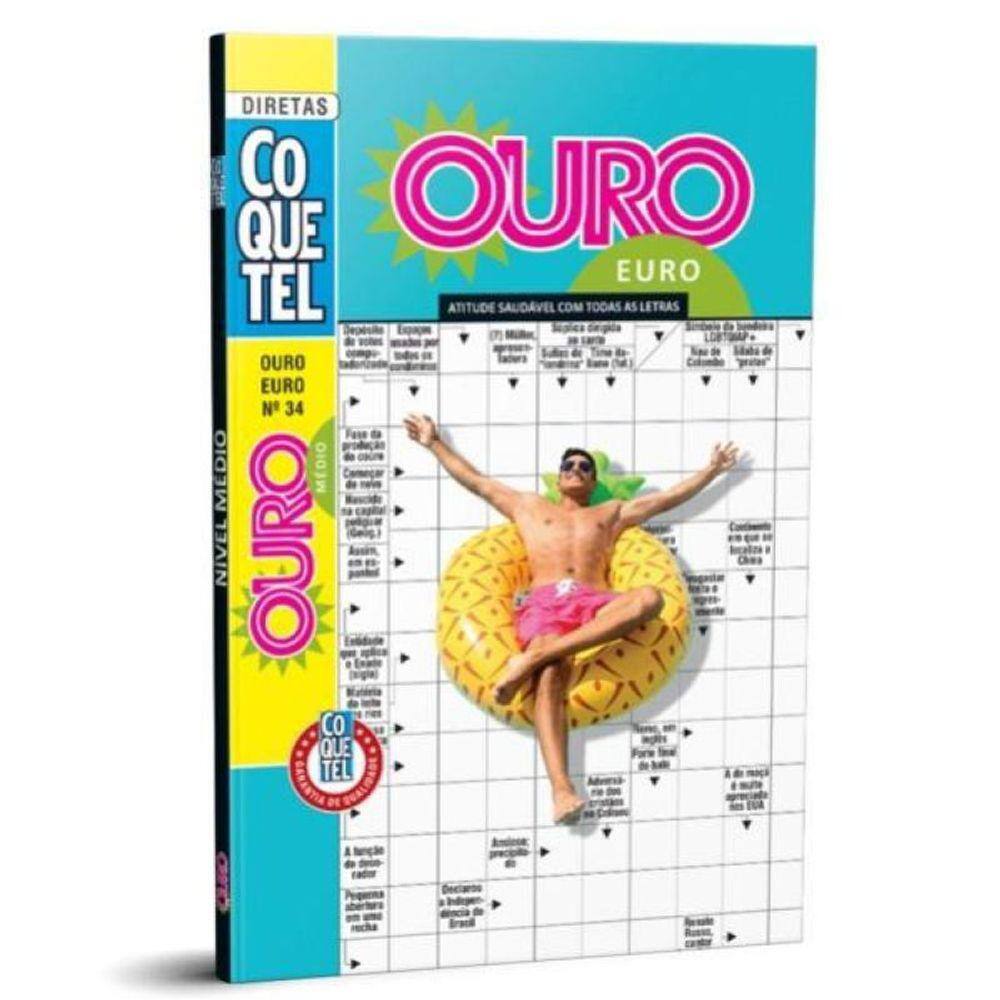 Livro Coquetel Ouro Euro Nível Médio Ed 34