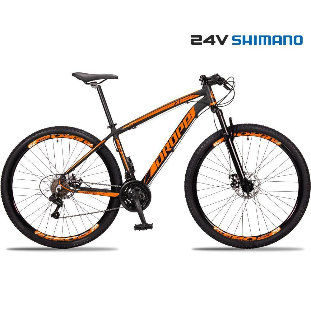 Bicicleta Dropp Z3x Disc H Aro 29 Susp. Dianteira 24 Marchas - Azul/laranja