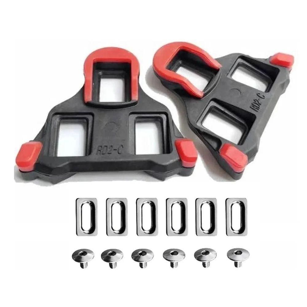 Taquinhos de Sapatilha Bike SPEED PDZ-R07 6 Graus 3 Furos Promend