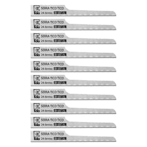 Kit 10 Lâminas Para Serra Tico-Tico Pneumática Bimetal 24D