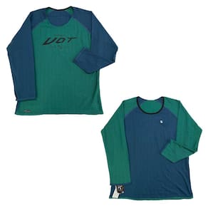 Camiseta UOT Manga Longa Verde Dupla Face MCL-0049