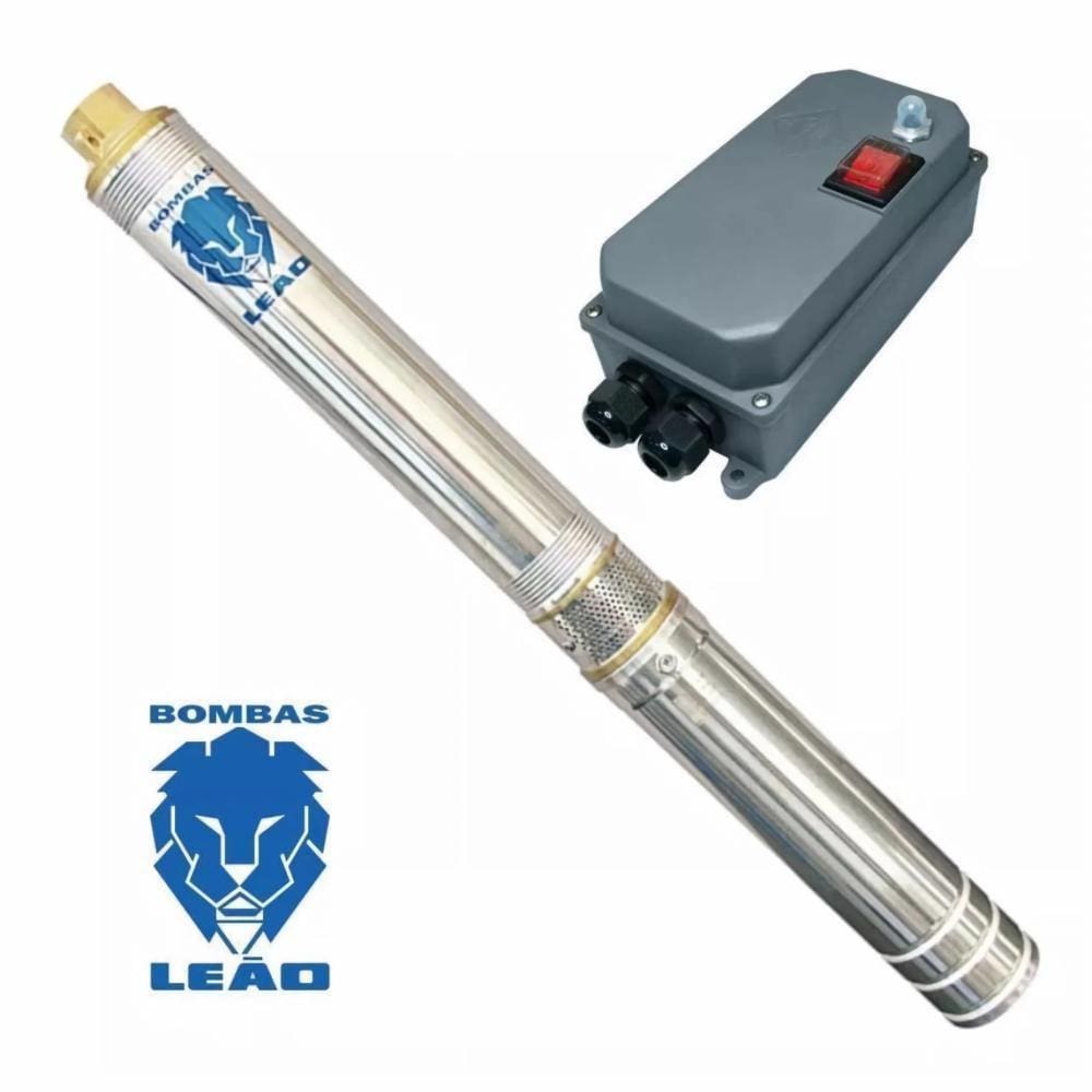 Motobomba Submersa Poço Artesiano Leão 3R3PB-18 180 1CV 220v