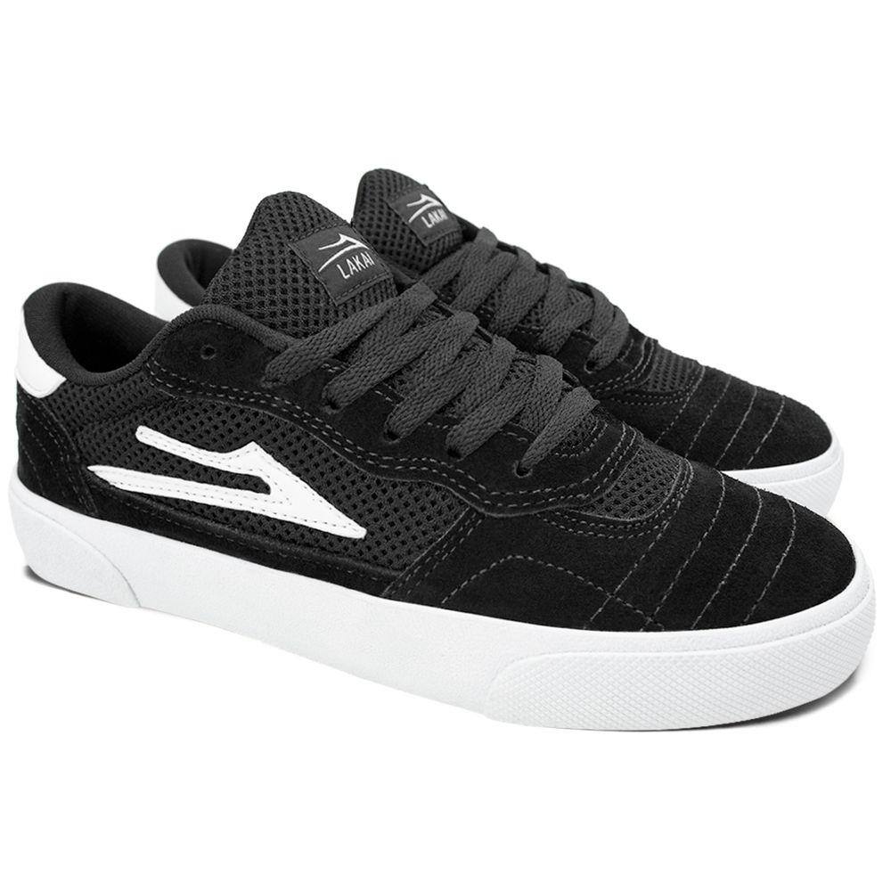 靴 LICA Tênis Lakai Cambridge Black White Suede | Casas Bahia